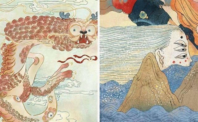 插画师@92年中国最美插画师,闭关一年画洛神,一笑倾城