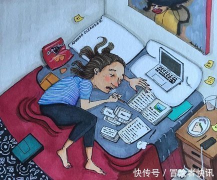 插画|14张关于女生的插画,每个女生都能在画中看到自己,极其真实