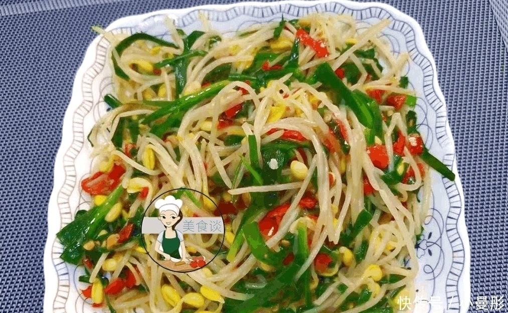 黄豆芽|冷天没胃口吃饭, 我炒了这素菜, 清香脆嫩, 立马胃口大开, 吃撑了