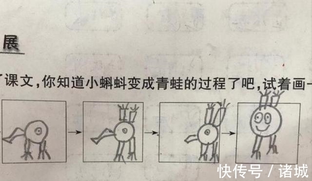 爪子|蝌蚪如何变身青蛙?孩子无穷想象力,图画全方位多角度“逆生长”