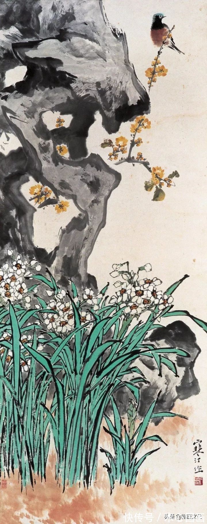 任伯年&江寒汀先生小写意花鸟画欣赏(一)