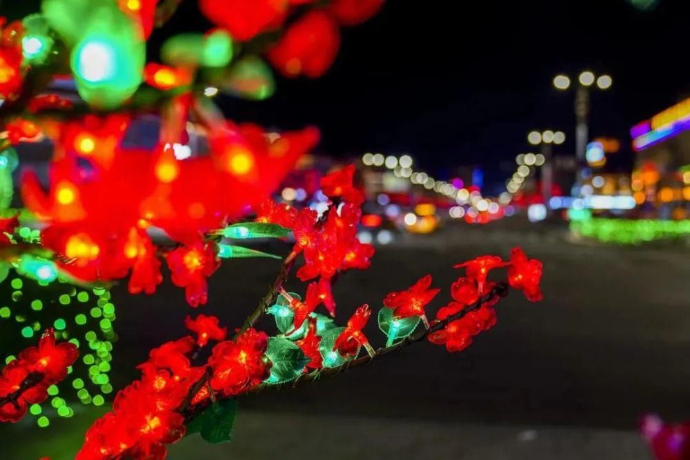 超美！这个春节，锡林郭勒的夜景颜值爆表