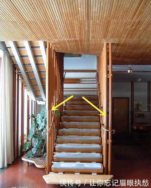 护栏|不花1分钱做楼梯护栏,几根竹子就能搞定,比不锈钢都要好看牢固