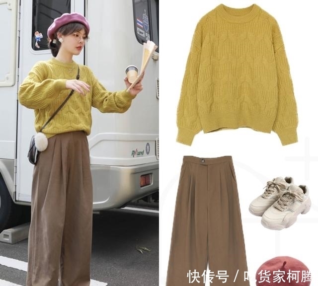 再也|经典的毛衣穿搭,冬天再也不发愁内搭,每天都做精致女孩!
