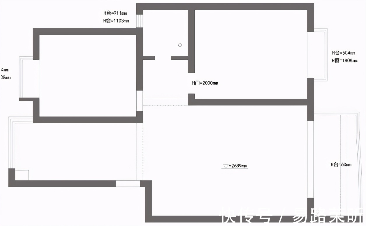 设计师|90平完美两室两厅，却要求设计成三室，看设计师怎么下手