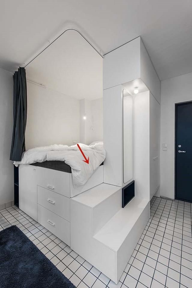 小户型|阶梯式榻榻米,单挑收纳能力,就已经甩普通榻榻米好几条街了