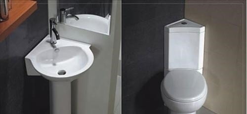 马桶|卫生间不到3㎡，砌个三角墩，马桶靠“边”站，舒心又美观，聪明