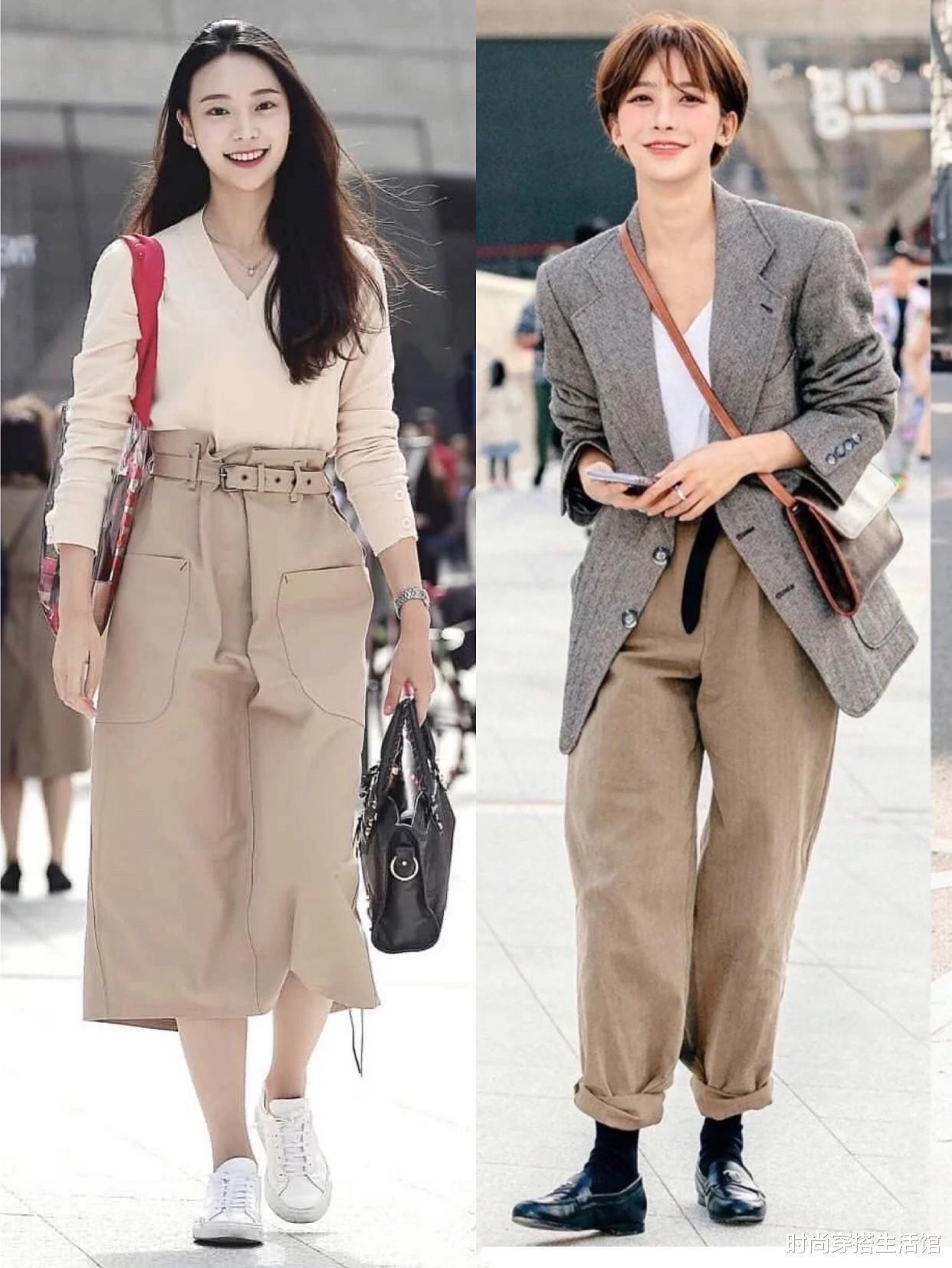 针织衫|韩国女生太会穿了,看看她们的秋季穿搭,简约大方又时髦