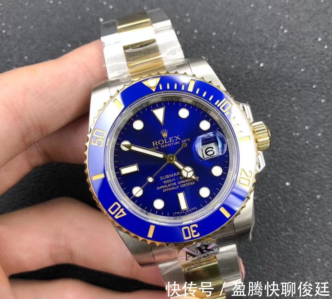 劳力士|AR厂间金蓝水鬼评测—AR劳力士间金蓝水鬼复刻表一眼假吗?