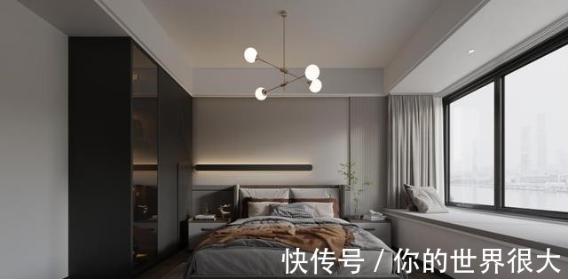 卧室|180㎡现代轻奢风,中西合璧的餐厨,颜值高还实用!