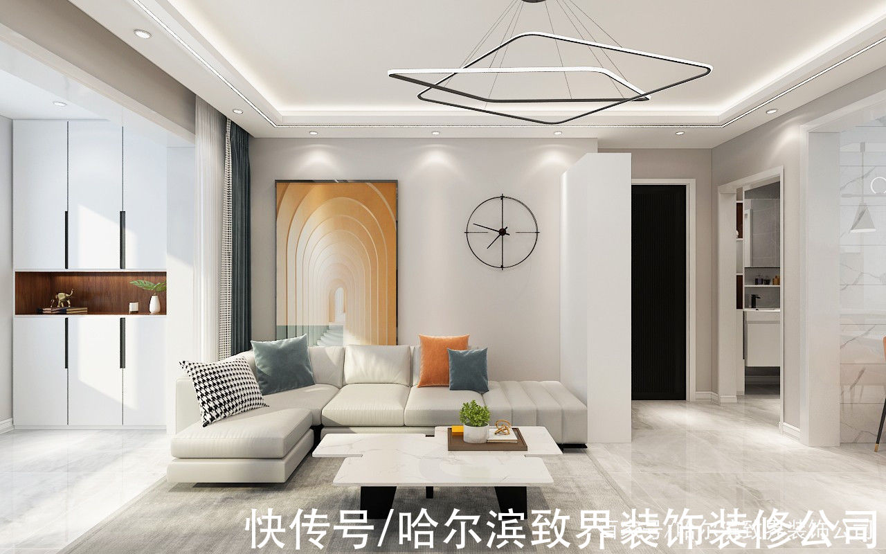 会展|会展城上城2室1卫63㎡整体造型兼具实用性直白大气