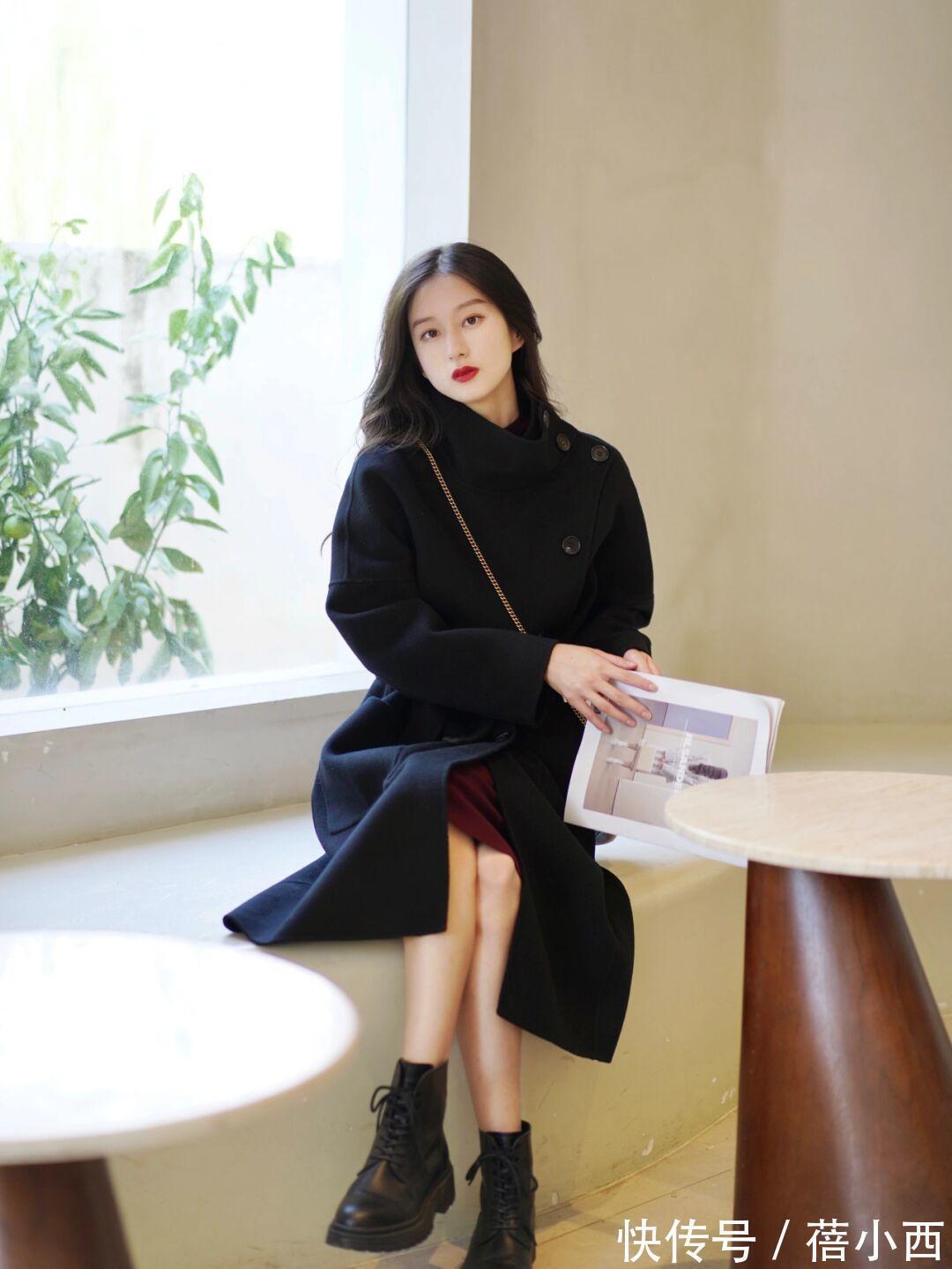 阔腿裤 秋冬建议多穿“大衣”,搭配半身裙保暖又优雅,搭配阔腿裤真高级