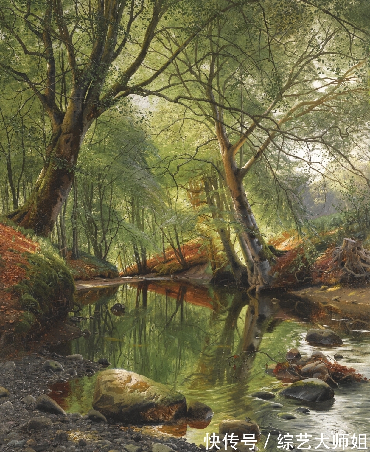 森林会|他画的森林会呼吸,彼得·莫克·蒙森德Peder Mork Monsted油画欣赏