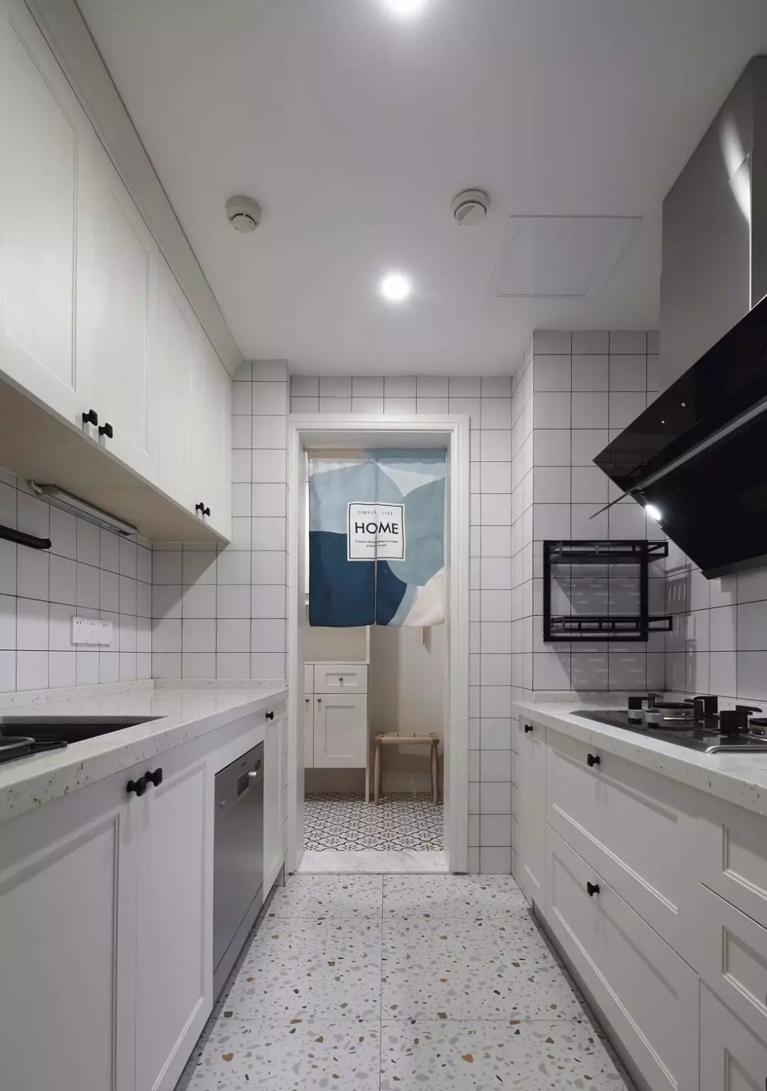 柜子|109㎡现代欧式混搭风,清新时尚又轻奢,小复古