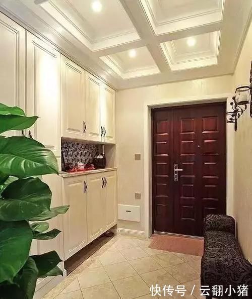 墙面|一进门就被鞋柜惊艳到了,真是漂亮又实用,晒晒!