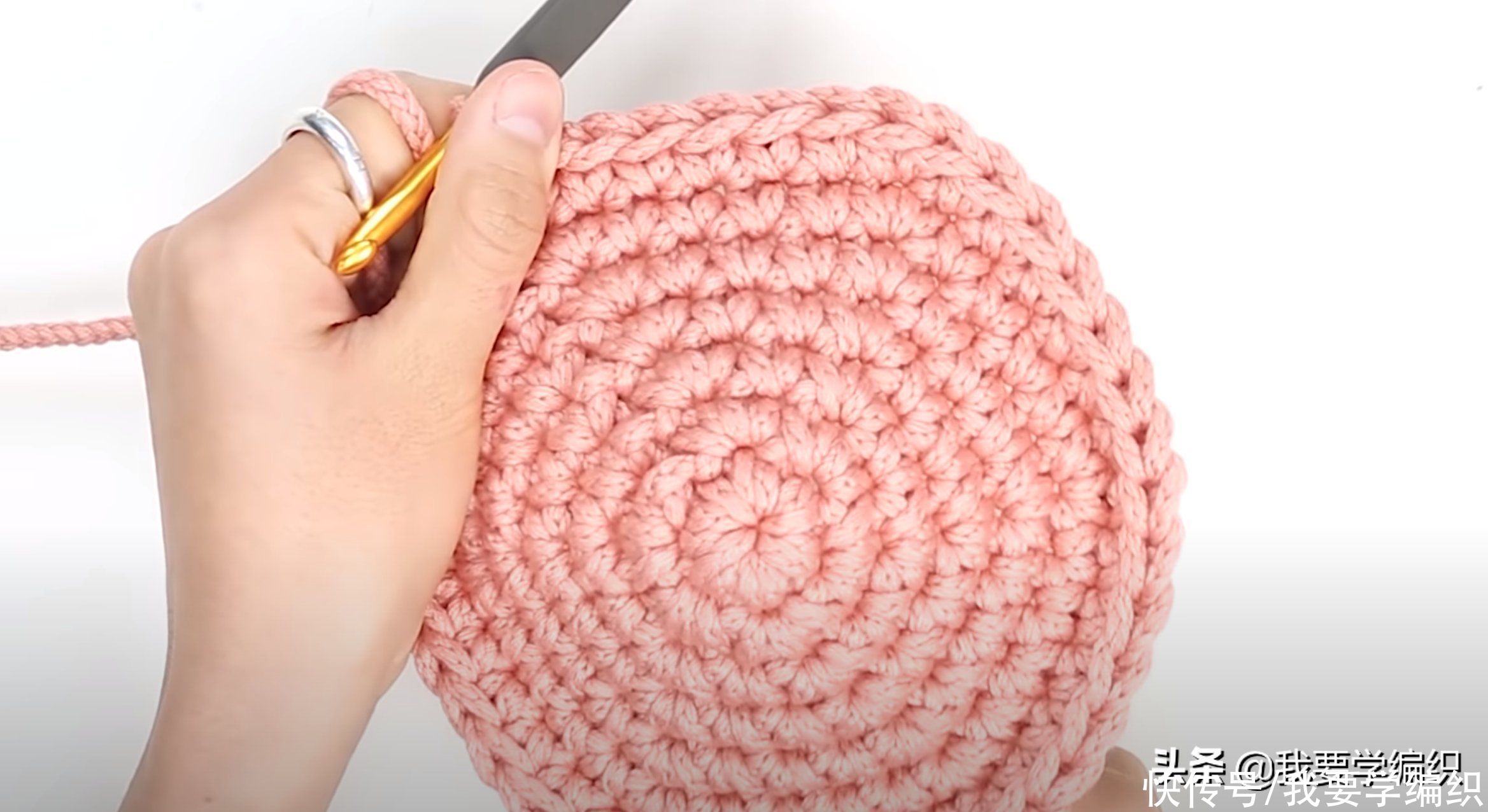 自己钩一款可爱又别致的手提包，刺猬包编织教程，新手入门级包包