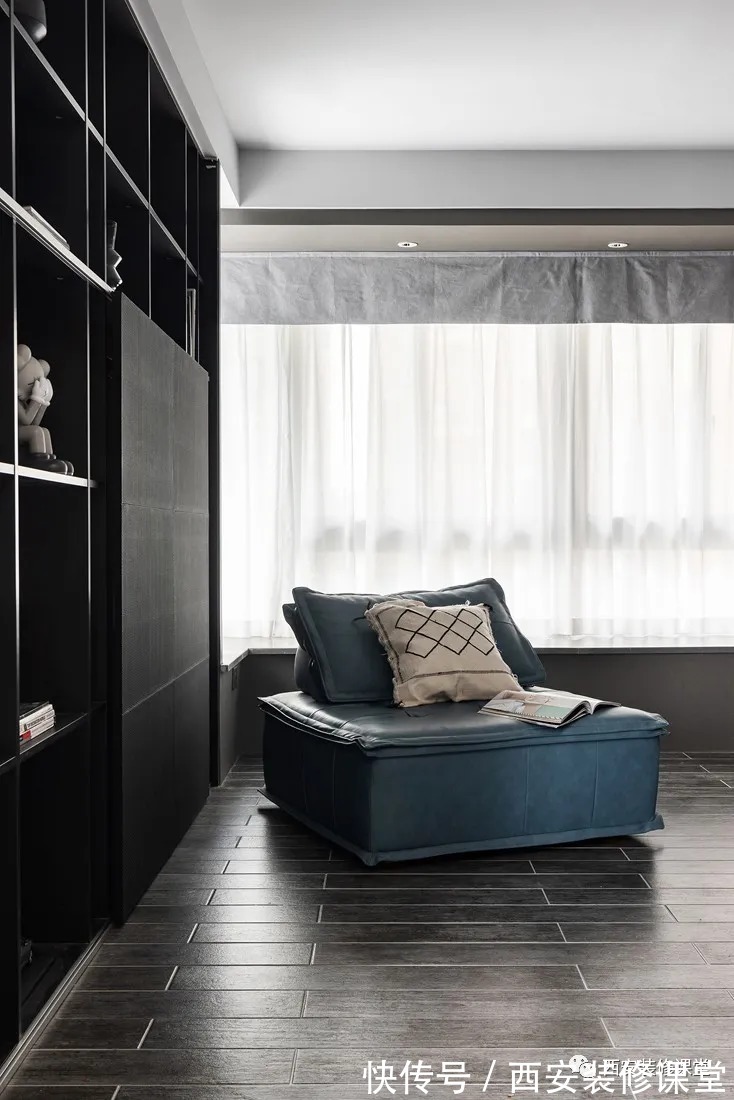 主卫|135㎡三室深色系,小两口新房装修