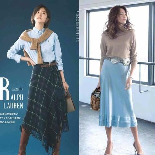 配色 秋天要多穿“灰蓝色”,6个配色方案,把它的“优雅气质”穿出来