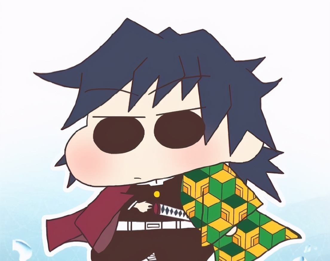 蜡笔小新|鬼灭之刃，九柱全员小新化，风柱变身精神小伙，岩柱形象与众不同