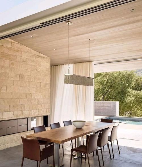 庭院|山中造个别墅,院中百年古树,庭院、壁炉、泳池,奢侈生活美如画