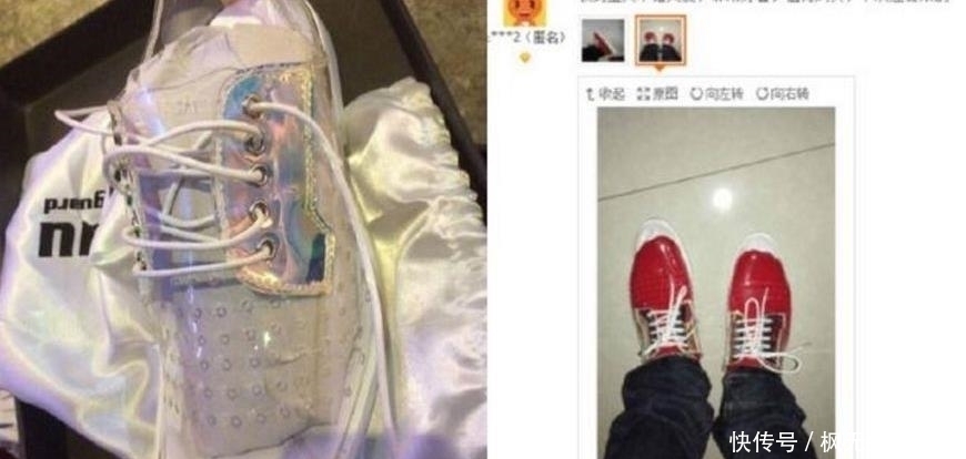 店家|“掉坑里”的买家秀,买家穿新鞋亮点在袜子,店家你是专业黑吧