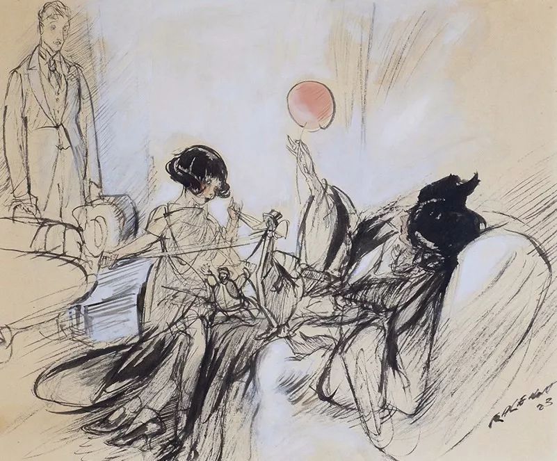 上流社会@美国最伟大的插画家,记录了上流社会的男男女女纸醉金迷的情景