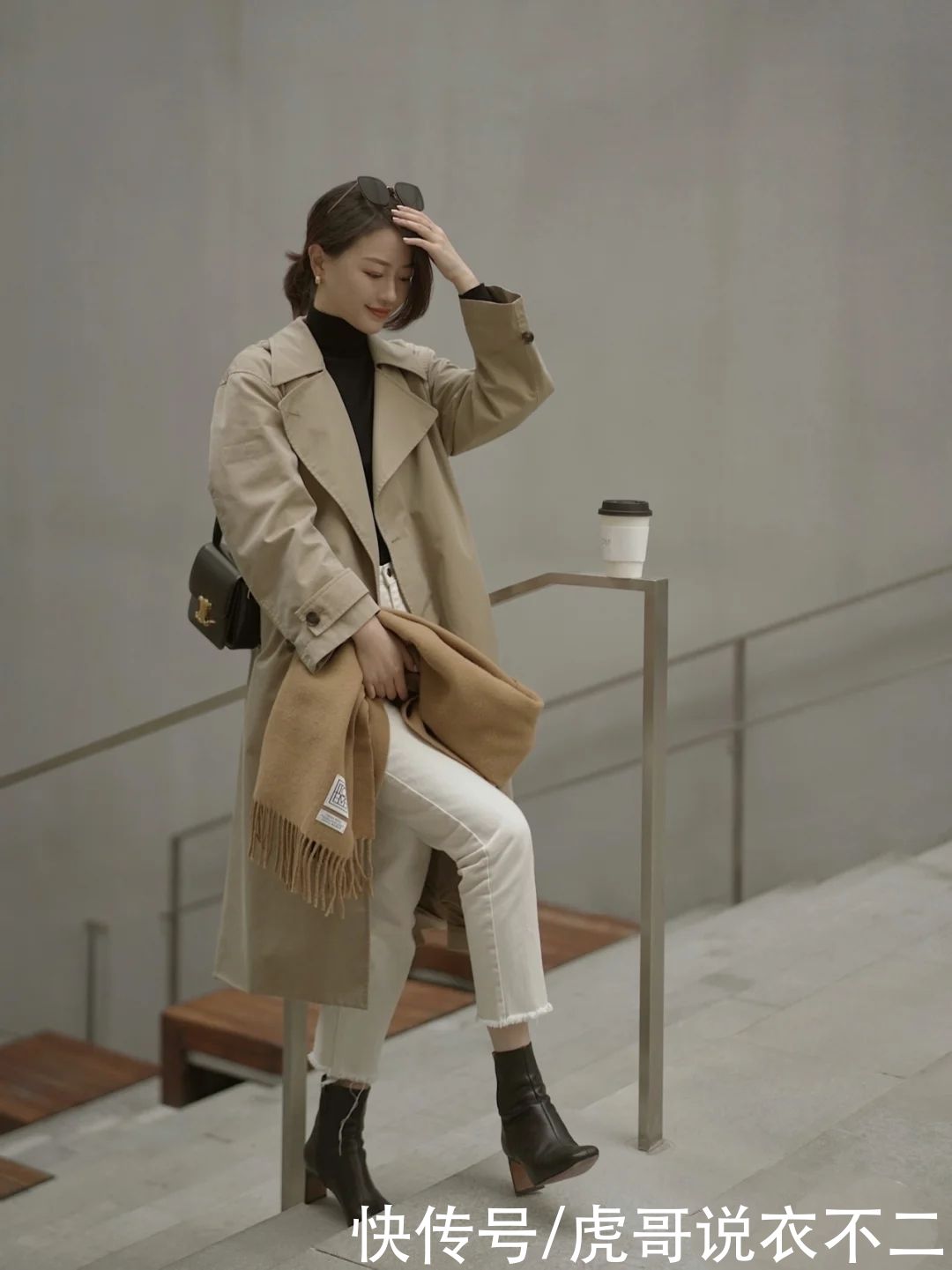 墨绿色大衣|超有气质的9套穿搭示范，优雅与保暖并存，再也不怕冬季没灵感