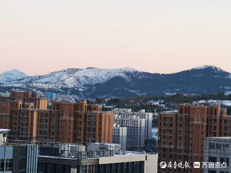 落日红霞飞！济南雪后夕阳洒金，尽显冬日最美画境|情报站| 情报站