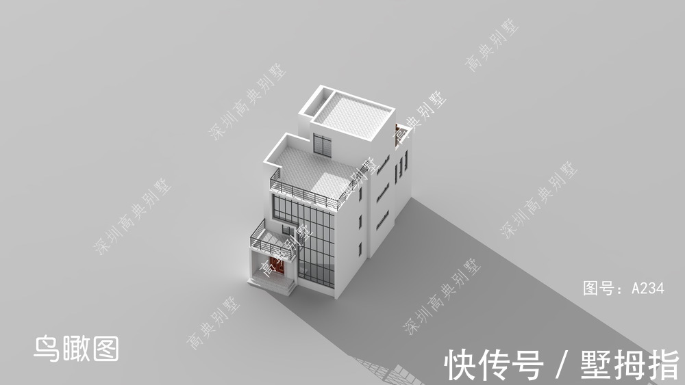 别墅|漂亮的现代农村别墅，款式美观，是个非常时尚的房子。