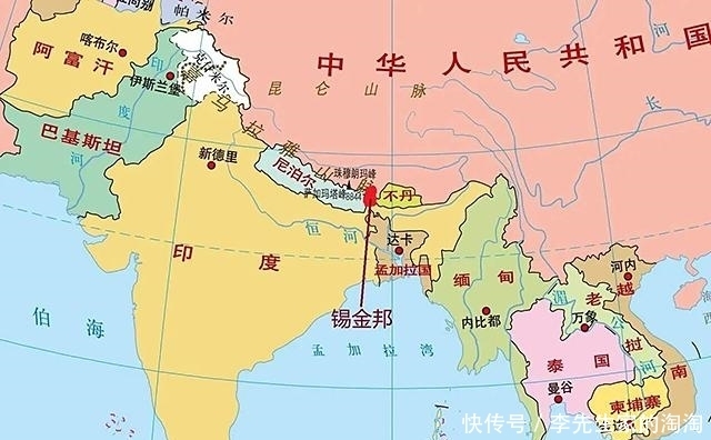 归于|''印度的脖子''锡金王国:若不归于印度,印度必定会被一分为二