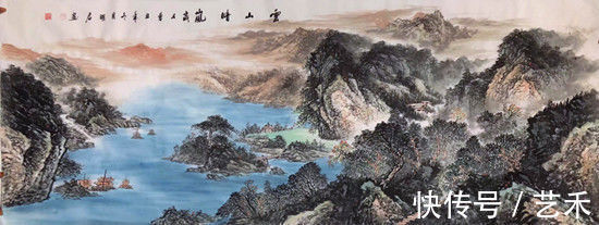 常务理事$中国当代画家房明君作品欣赏——山水篇