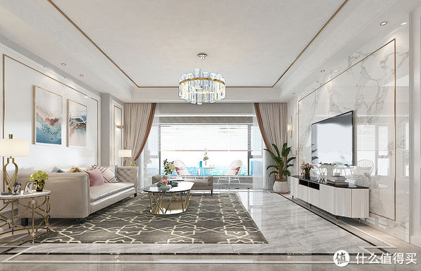 精致|256㎡现代轻奢风，精致、简约的设计往往更加的适合生活，这就是家
