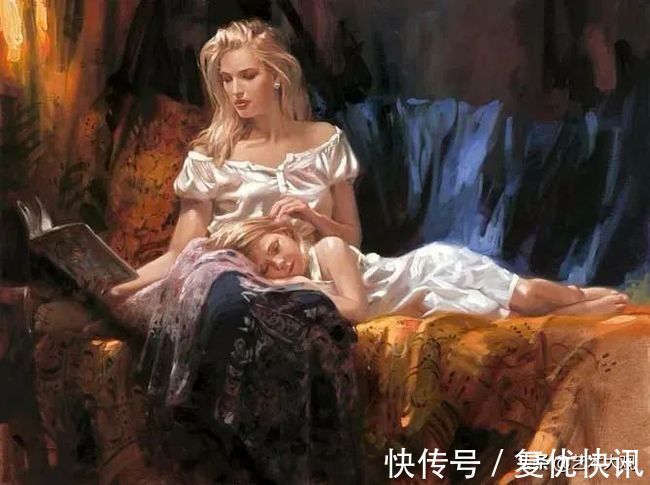 绘画@西式风格淑女绘画——当代画家Richard S. Johnson人物油画欣赏