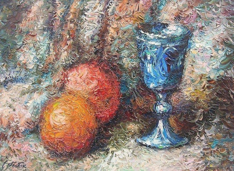 颜色#谢尔盖·雷巴克:世界的艺术家的颜色是明亮、富有表现力