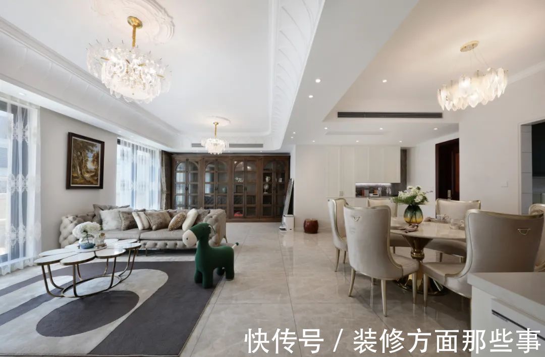 二胎|171㎡豪宅装修设计,二胎家庭老人同住还能全屋0杂物!