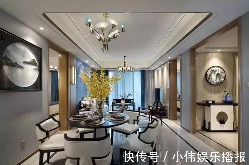 书桌|126㎡新中式,禅意端庄的新中式软装搭配,儒雅大方的居住空间