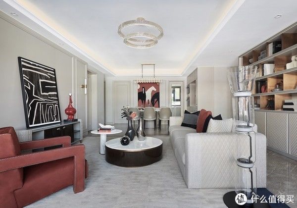 色调|参观了他的115㎡新家,才明白什么是轻奢感,一家人住着真舒服!