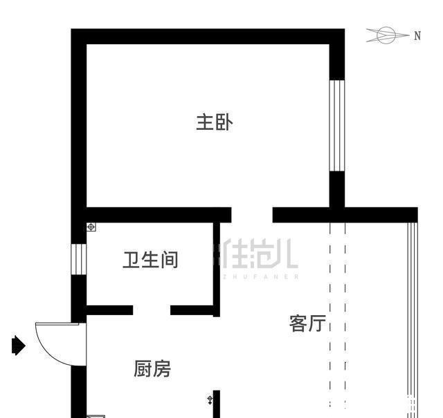 墙面|看腻了北欧风,43㎡一居室靠超美配色做到了优雅高级!