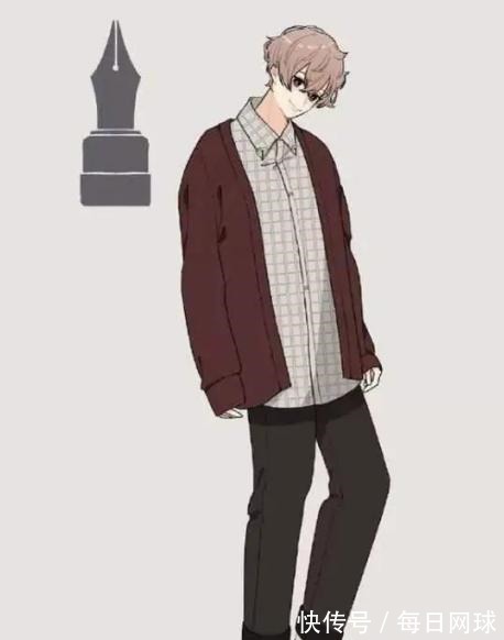 小姐姐|日常文具拟人化,笔记本是文艺少女,钢笔摇身一变成英俊少年!