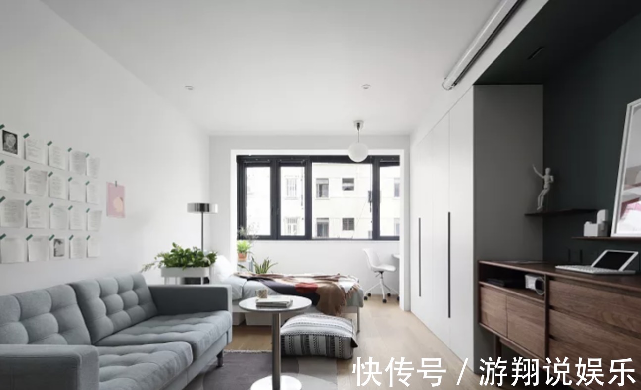 小房子|小户型要这么装,24㎡玄关秒变厨房和洗衣房,收纳翻倍方便实用!