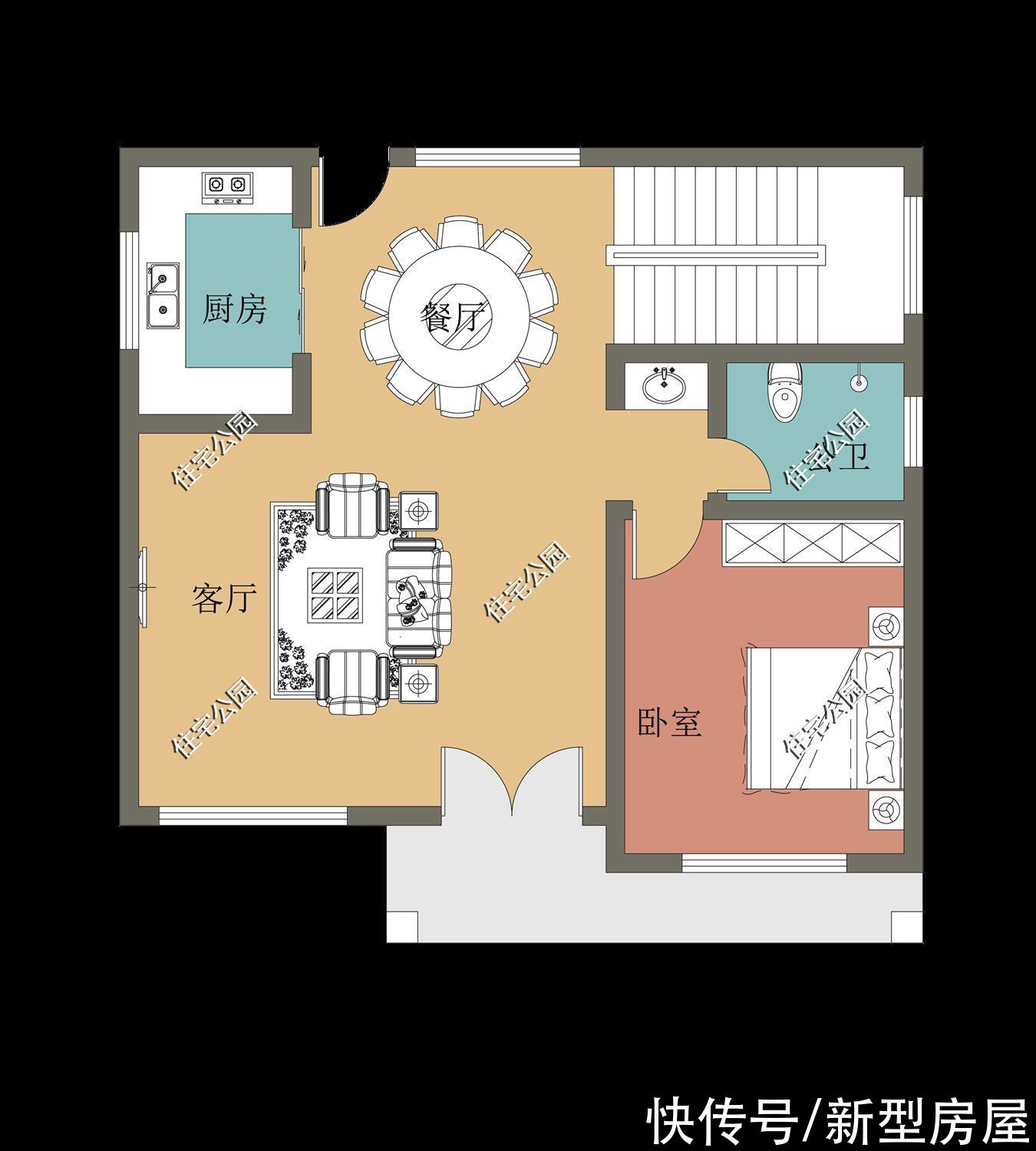 建筑|还在因宅基地小而烦恼？来看看这十套图纸，小天地也有大精彩