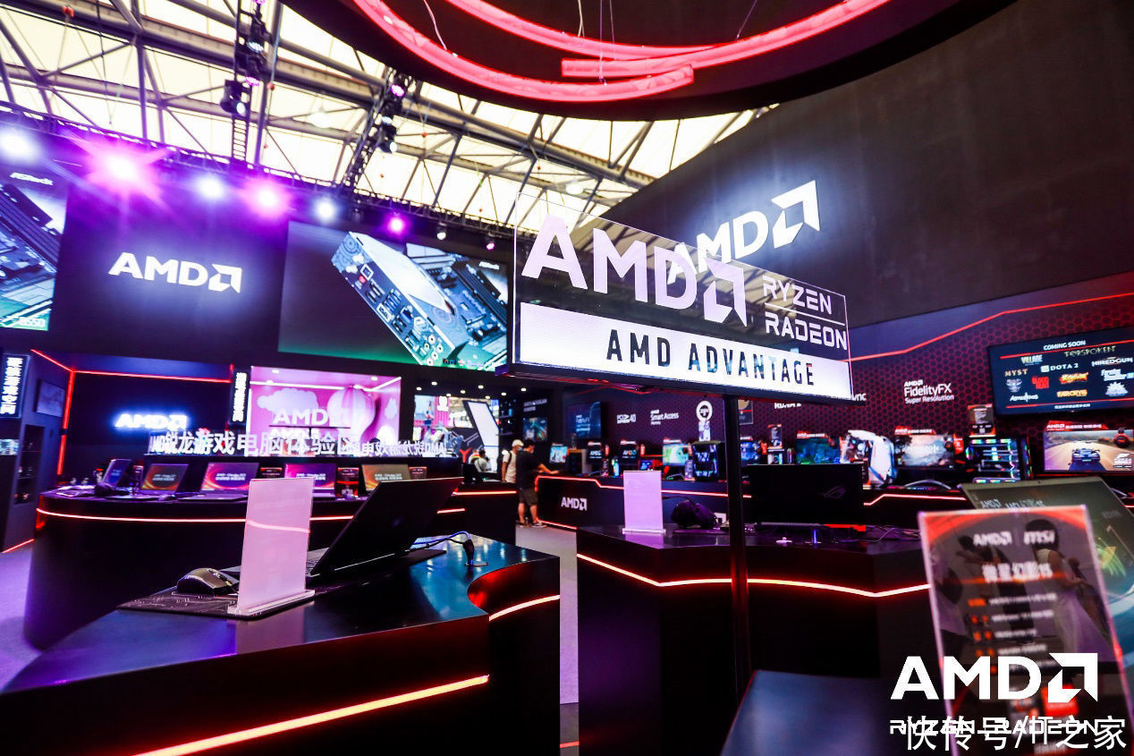 多款 AMD Advantage 游戏本亮相 ChinaJoy 2021