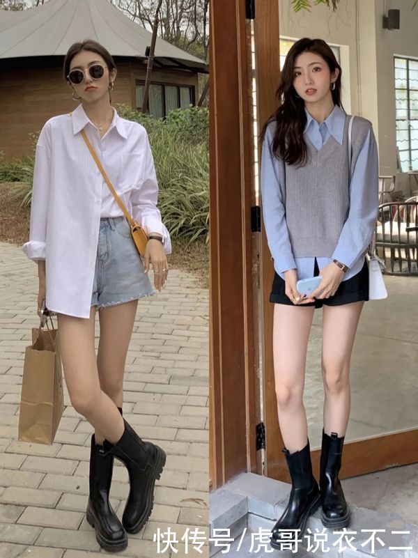 穿衬衫别总搭小脚裤，时髦精都在用这3种搭配方案，开春玩转时尚