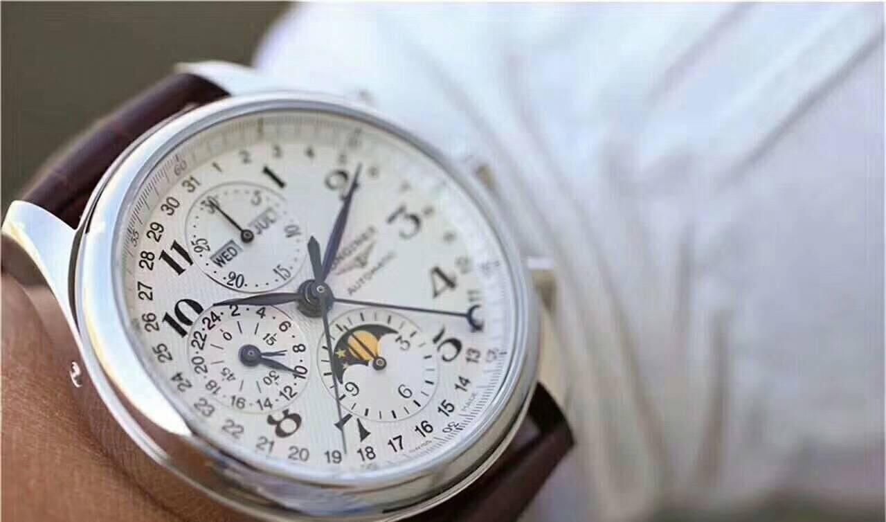 表冠|3M厂浪琴名匠（八针月相）真假对比评测及调校使用方法