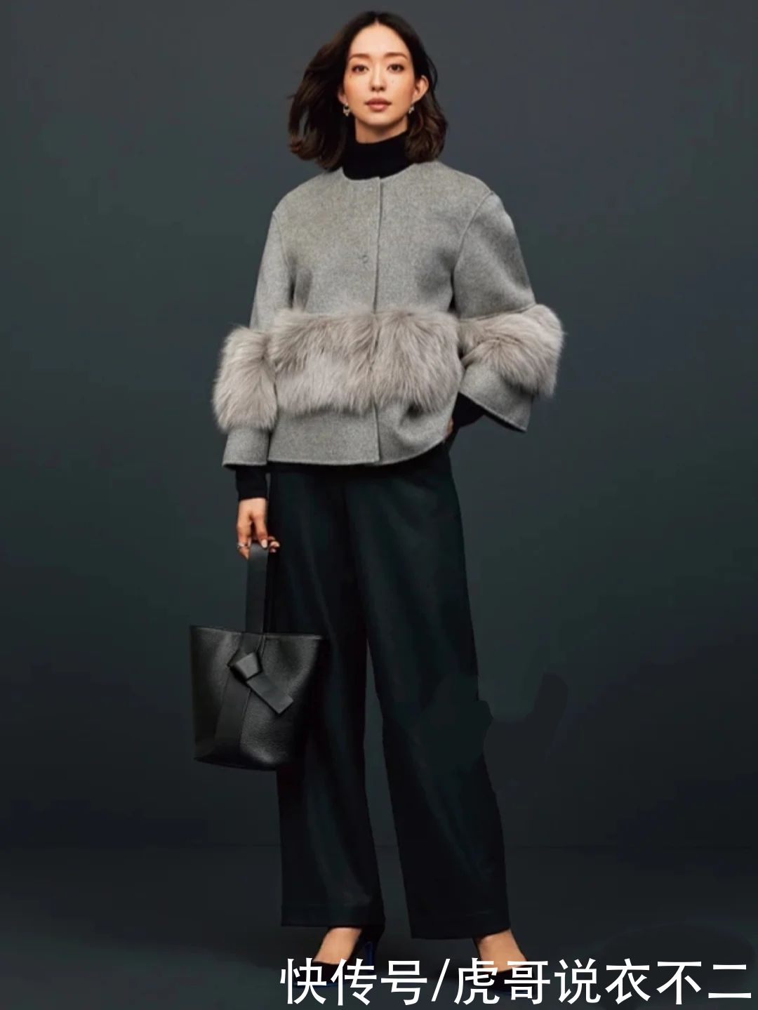  色系|讲真初冬还是霓虹妹子最会穿，看人气博主松岛花，优雅高级真迷人