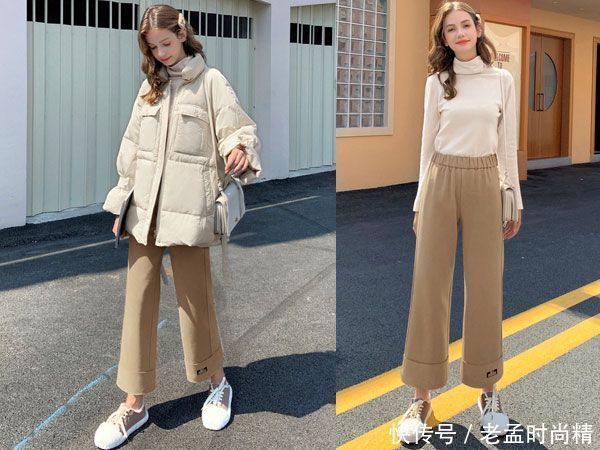 秋冬季当然还是穿休闲裤啦,轻松显瘦还很好搭配