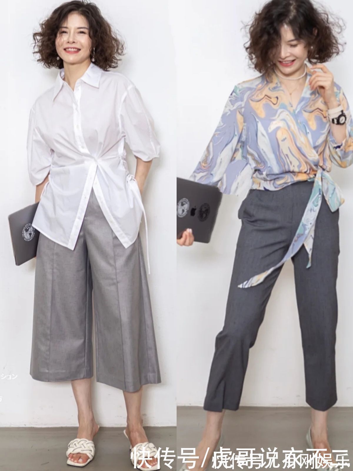 九分裤 优雅与年龄无关,学这位博主的衬衫搭配技巧,50岁依旧是时尚姐姐