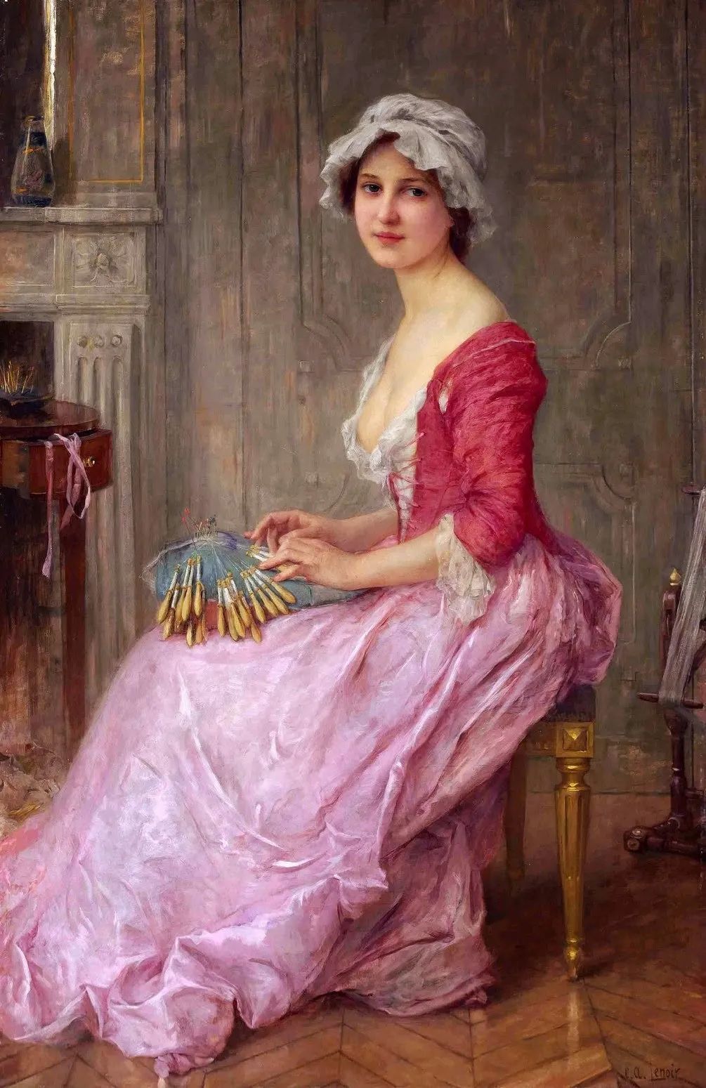 粉红玫瑰@法国画家 查尔斯笔下的仙女,用“风华绝代”形容,真不为过