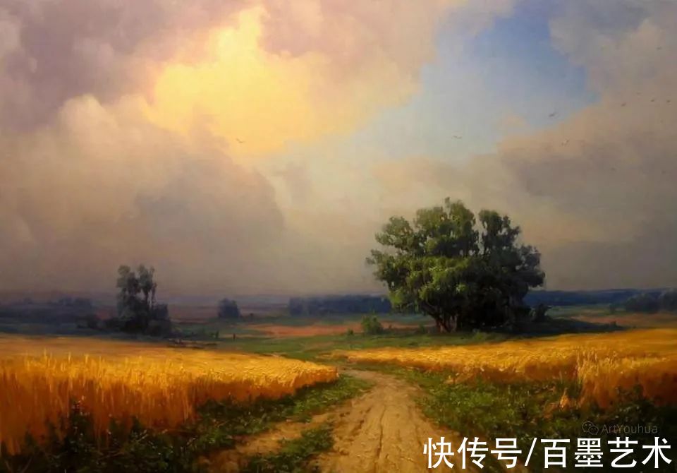 画家！80后乌克兰画家的乡村风景，真的太美了