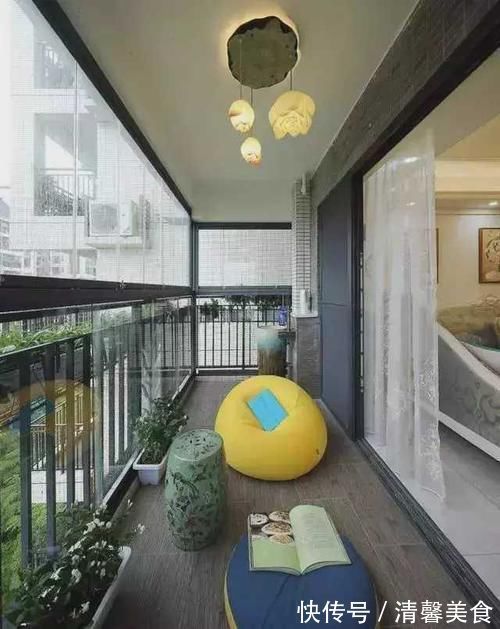 书房|你家阳台只用来晾衣服这样改造,你的家能够大一倍